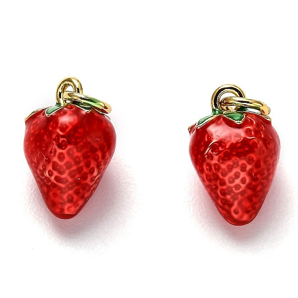 PandaHall Brass Enamel Charms, Long-Lasting Plated, with Jump Ring, Strawberry Shape, Real 18K Gold Plated, Red, 11.5x7.5x7mm Brass+Enamel...
PandaHall Brass Enamel Charms, Long-Lasting Plated, with Jump Ring, Strawberry Shape, Real 18K Gold Plated, Red, 11.5x7.5x7mm Brass+Enamel...