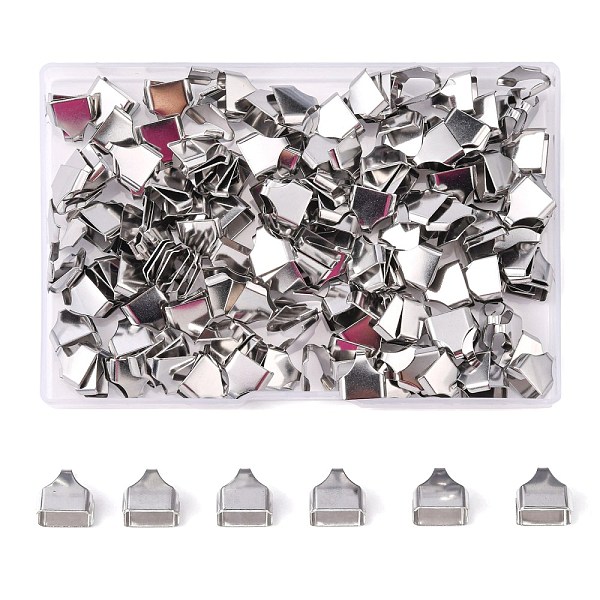PandaHall Unicraftale 200Pcs 304 Stainless Steel Folding Crimp Ends, Fold Over Crimp Cord Ends, Stainless Steel Color, 11x11.5x3.5mm, Hole...
PandaHall Unicraftale 200Pcs 304 Stainless Steel Folding Crimp Ends, Fold Over Crimp Cord Ends, Stainless Steel Color, 11x11.5x3.5mm, Hole...
