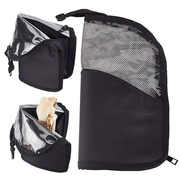 PandaHall Portable Nylon & PVC Laser Transparent Cosmetic Storage Bags, Waterproof Bag with Alloy Zipper, Rectangle with Word Travel Season..., Black
PandaHall Portable Nylon & PVC Laser Transparent Cosmetic Storage Bags, Waterproof Bag with Alloy Zipper, Rectangle with Word Travel Season..., Black