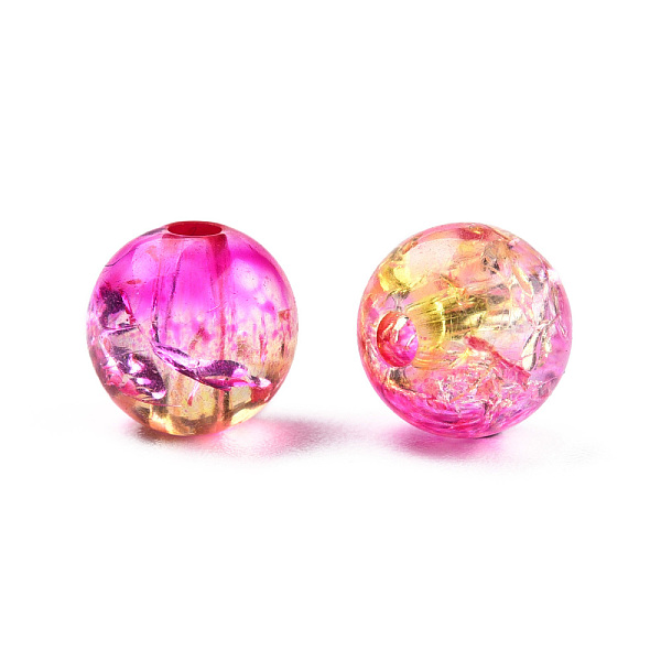 PandaHall Transparent Crackle Acrylic Beads, Round, Deep Pink, 8x7.5mm, Hole: 1.8mm, about 1700pc/500g Acrylic Round
PandaHall Transparent Crackle Acrylic Beads, Round, Deep Pink, 8x7.5mm, Hole: 1.8mm, about 1700pc/500g Acrylic Round