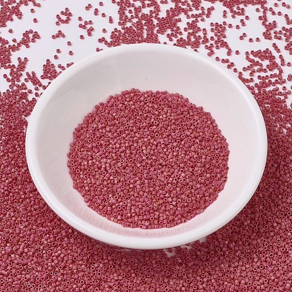 PandaHall MIYUKI Delica Beads Small, Cylinder, Japanese Seed Beads, 15/0, (DBS0874) Matte Opaque Red AB, 1.1x1.3mm, Hole: 0.7mm, about...
PandaHall MIYUKI Delica Beads Small, Cylinder, Japanese Seed Beads, 15/0, (DBS0874) Matte Opaque Red AB, 1.1x1.3mm, Hole: 0.7mm, about...