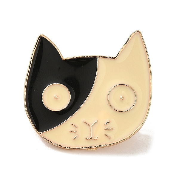 PandaHall Golden Alloy Enamel Brooch, Cat Shape, Black, 27x29x2mm Alloy+Enamel Cat Shape Black
PandaHall Golden Alloy Enamel Brooch, Cat Shape, Black, 27x29x2mm Alloy+Enamel Cat Shape Black
