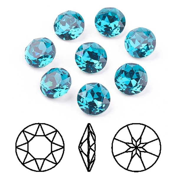 PandaHall Pointed Back & Back Plated K9 Glass Rhinestone Cabochons, Grade A, Faceted, Flat Round, Indicolite, 10x5mm Glass Rhinestone Flat..., Blue
PandaHall Pointed Back & Back Plated K9 Glass Rhinestone Cabochons, Grade A, Faceted, Flat Round, Indicolite, 10x5mm Glass Rhinestone Flat..., Blue