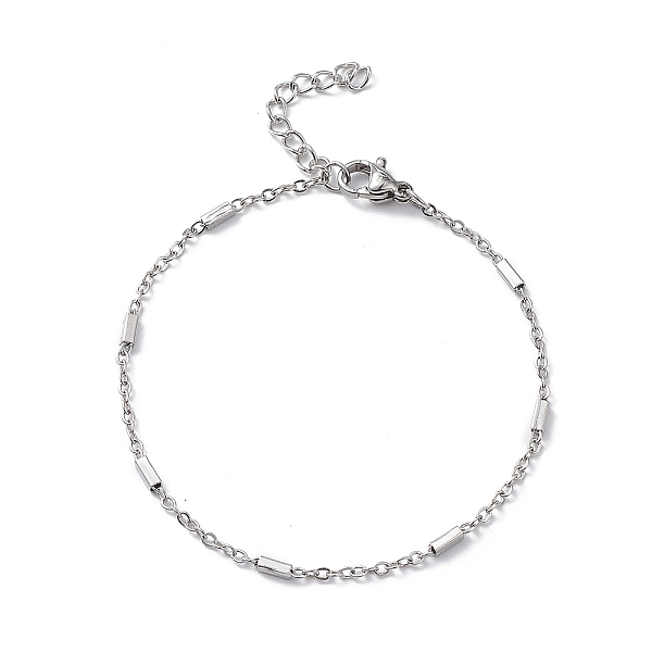 PandaHall 304 Stainless Steel Satellite Chain Bracelets for Men Women, Stainless Steel Color, 6-7/8 inch(17.4cm) 304 Stainless Steel
PandaHall 304 Stainless Steel Satellite Chain Bracelets for Men Women, Stainless Steel Color, 6-7/8 inch(17.4cm) 304 Stainless Steel