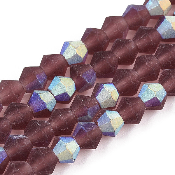 PandaHall Imitate Austrian Crystal Bicone Frosted Glass Beads Strands, Grade AA, Faceted, Indian Red, 3.5x3mm, Hole: 0.8mm, about...
PandaHall Imitate Austrian Crystal Bicone Frosted Glass Beads Strands, Grade AA, Faceted, Indian Red, 3.5x3mm, Hole: 0.8mm, about...