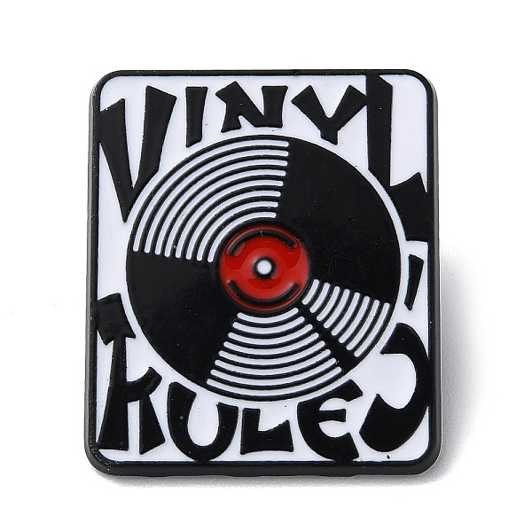 PandaHall Record with Word Enamel Pins, Black Zinc Alloy Brooch for Backpack Clothes, White, 30x25x1.5mm Alloy+Enamel White
PandaHall Record with Word Enamel Pins, Black Zinc Alloy Brooch for Backpack Clothes, White, 30x25x1.5mm Alloy+Enamel White