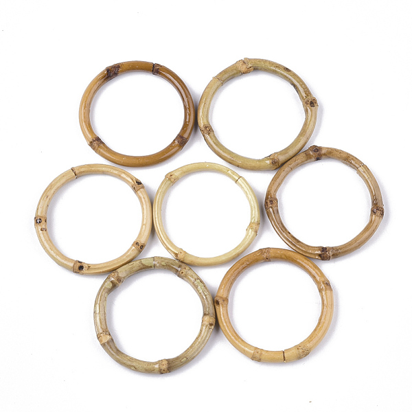 PandaHall Bamboo Linking Rings, Ring, BurlyWood, 45~55x6.5~7.5mm, Inner Diameter: 37~44mm Bamboo Ring Orange
PandaHall Bamboo Linking Rings, Ring, BurlyWood, 45~55x6.5~7.5mm, Inner Diameter: 37~44mm Bamboo Ring Orange