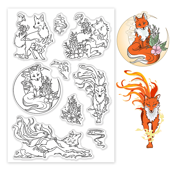 PandaHall GLOBLELANDElegant Fire Fox Clear Stamps Mysterious Eastern Theme Transparent Stamps Animal Background Silicone Clear Stamp Seals...
PandaHall GLOBLELANDElegant Fire Fox Clear Stamps Mysterious Eastern Theme Transparent Stamps Animal Background Silicone Clear Stamp Seals...