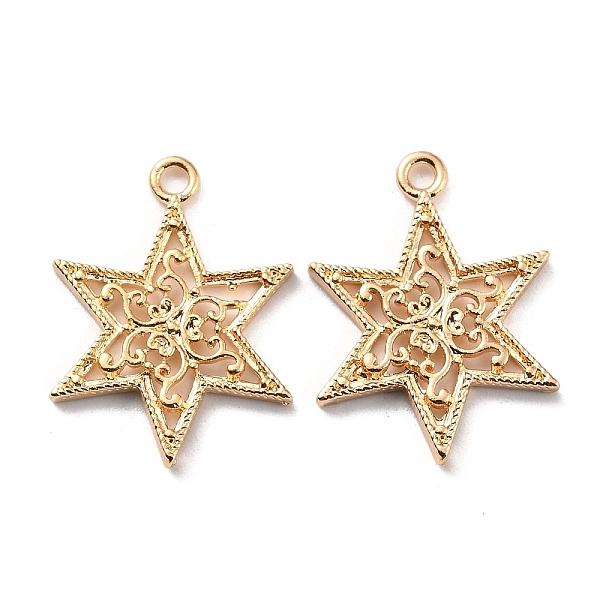 PandaHall Zinc Alloy Pendants, Cadmium Free & Lead Free, Star, Golden, 23x17x2mm, Hole: 1.8mm Alloy Star
PandaHall Zinc Alloy Pendants, Cadmium Free & Lead Free, Star, Golden, 23x17x2mm, Hole: 1.8mm Alloy Star