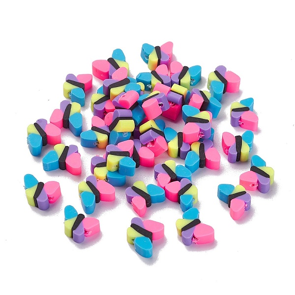 PandaHall Handmade Polymer Clay Beads, Butterfly, Colorful, 8~9x10~10.5x4.5mm, Hole: 1.4mm Polymer Clay Butterfly
PandaHall Handmade Polymer Clay Beads, Butterfly, Colorful, 8~9x10~10.5x4.5mm, Hole: 1.4mm Polymer Clay Butterfly