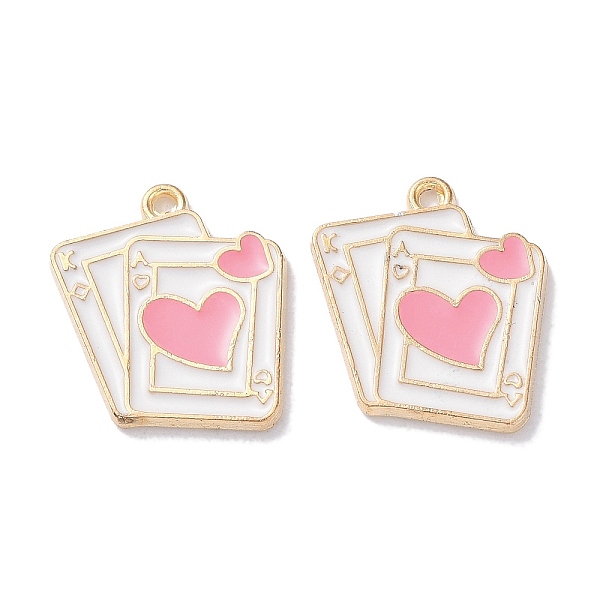 PandaHall Alloy Enamel Pendants, Golden, Playing Cards, 16.5x15x1.5mm, Hole: 1.2mm Alloy+Enamel Others
PandaHall Alloy Enamel Pendants, Golden, Playing Cards, 16.5x15x1.5mm, Hole: 1.2mm Alloy+Enamel Others