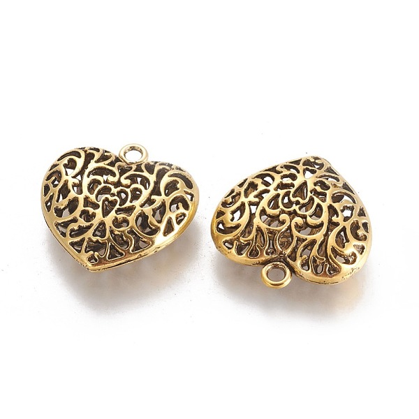 PandaHall Tibetan Style Alloy Pendants, Lead Free & Cadmium Free & Nickel Free, Heart, Antique Golden, about 35mm long, 34.5mm wide, 11mm...
PandaHall Tibetan Style Alloy Pendants, Lead Free & Cadmium Free & Nickel Free, Heart, Antique Golden, about 35mm long, 34.5mm wide, 11mm...