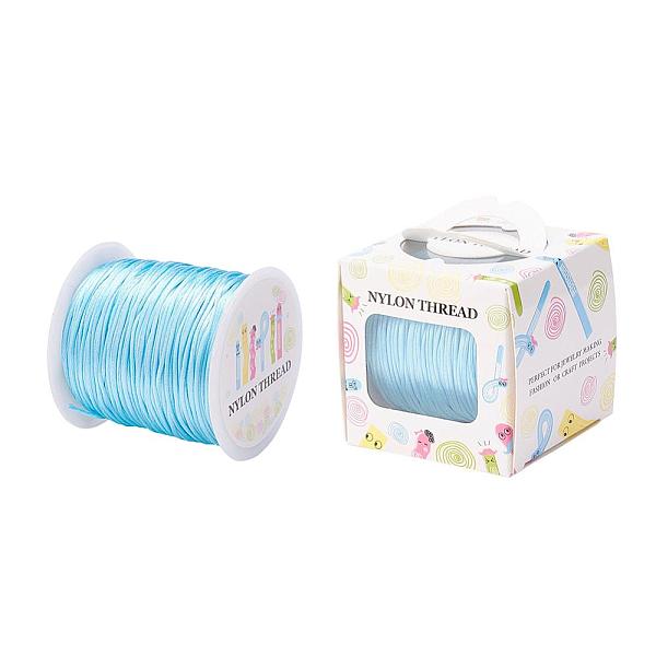 PandaHall Nylon Thread, Rattail Satin Cord, Cornflower Blue, 1.0mm, about 76.55 yards(70m)/roll Nylon Blue
PandaHall Nylon Thread, Rattail Satin Cord, Cornflower Blue, 1.0mm, about 76.55 yards(70m)/roll Nylon Blue