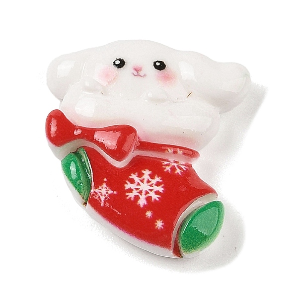 PandaHall Christmas Rabbit Theme Opaque Resin Decoden Cabochons, Christmas Socking, 21xx23.56.5mm Resin Christmas Socking White
PandaHall Christmas Rabbit Theme Opaque Resin Decoden Cabochons, Christmas Socking, 21xx23.56.5mm Resin Christmas Socking White