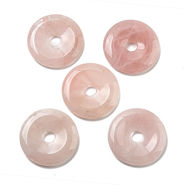 PandaHall Natural Rose Quartz Pendants, Donut/Pi Disc Charms, 50x6.5~7.5mm, Hole: 10mm Rose Quartz Donut
PandaHall Natural Rose Quartz Pendants, Donut/Pi Disc Charms, 50x6.5~7.5mm, Hole: 10mm Rose Quartz Donut