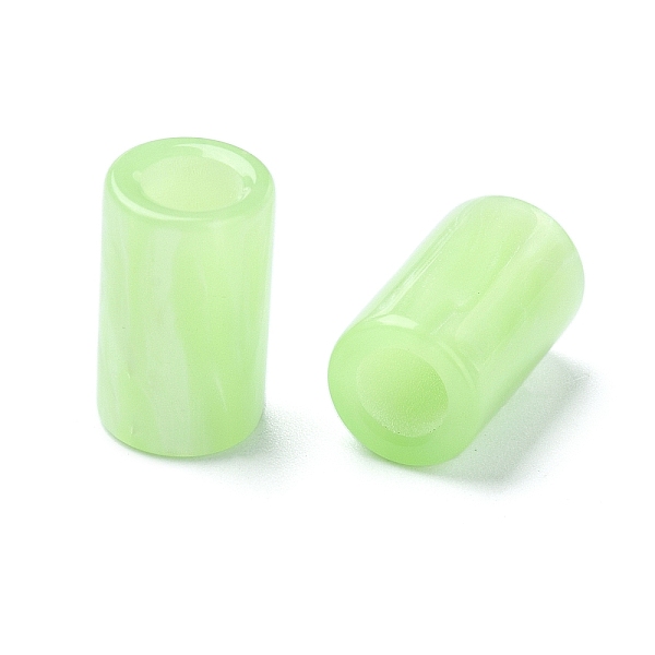 PandaHall Resin European Beads, Large Hole Column Beads, Pale Green, 15x9x9mm, Hole: 5mm Resin Column
PandaHall Resin European Beads, Large Hole Column Beads, Pale Green, 15x9x9mm, Hole: 5mm Resin Column