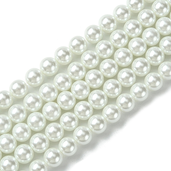 PandaHall Eco-Friendly Dyed Glass Pearl Round Bead Strands, Cotton Cord Threaded, White, 8mm, Hole: 0.7~1.1mm, about 52pcs/strand, 15 inch...
PandaHall Eco-Friendly Dyed Glass Pearl Round Bead Strands, Cotton Cord Threaded, White, 8mm, Hole: 0.7~1.1mm, about 52pcs/strand, 15 inch...