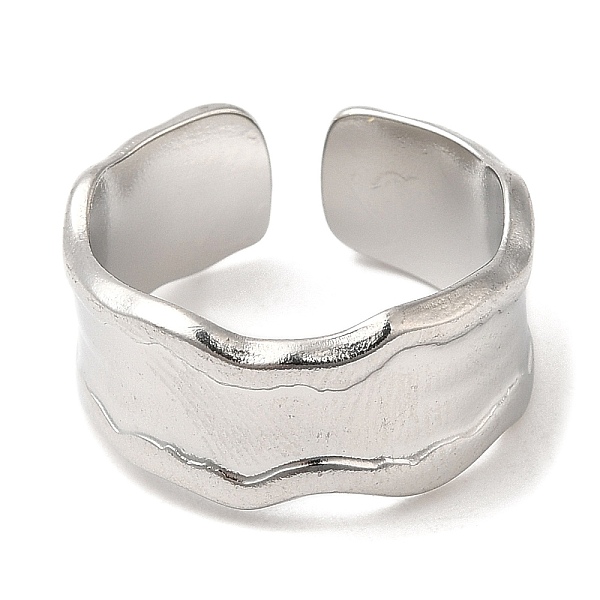 PandaHall 304 Stainless Steel Open Cuff Rings, Stainless Steel Color, US Size 6 1/4(16.7mm) 304 Stainless Steel
PandaHall 304 Stainless Steel Open Cuff Rings, Stainless Steel Color, US Size 6 1/4(16.7mm) 304 Stainless Steel