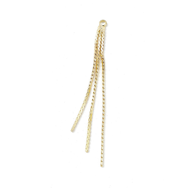 PandaHall Brass Serpentine Chains Tassel Big Pendants, Golden, 61.5x3x1mm, Hole: 1.8mm Brass
PandaHall Brass Serpentine Chains Tassel Big Pendants, Golden, 61.5x3x1mm, Hole: 1.8mm Brass
