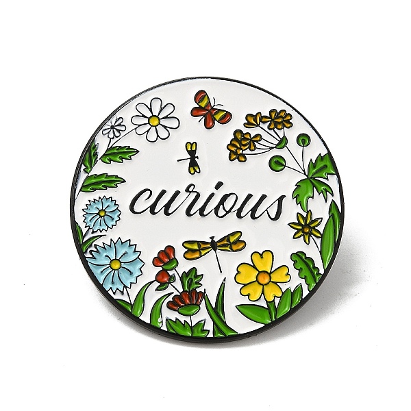PandaHall Cartoon Dragonfly Butterfly Flower Enamel Pins, Black Alloy Brooch for Backpack Clothes, Flat Round, Colorful, 30x2mm Alloy+Enamel...
PandaHall Cartoon Dragonfly Butterfly Flower Enamel Pins, Black Alloy Brooch for Backpack Clothes, Flat Round, Colorful, 30x2mm Alloy+Enamel...