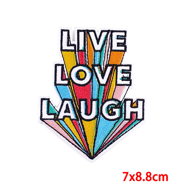 PandaHall Computerized Embroidery Cloth Iron on/Sew on Patches, Costume Accessories, Word, 88x70mm Cloth Word
PandaHall Computerized Embroidery Cloth Iron on/Sew on Patches, Costume Accessories, Word, 88x70mm Cloth Word
