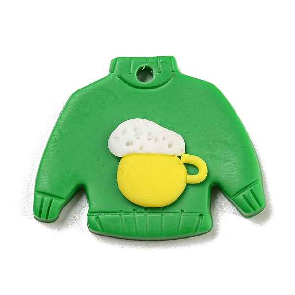 PandaHall Saint Patrick's Day Handmade Polymer Clay Pendants, Clothes, 22.5x27x4.5mm, Hole: 2mm Polymer Clay Clothes
PandaHall Saint Patrick's Day Handmade Polymer Clay Pendants, Clothes, 22.5x27x4.5mm, Hole: 2mm Polymer Clay Clothes