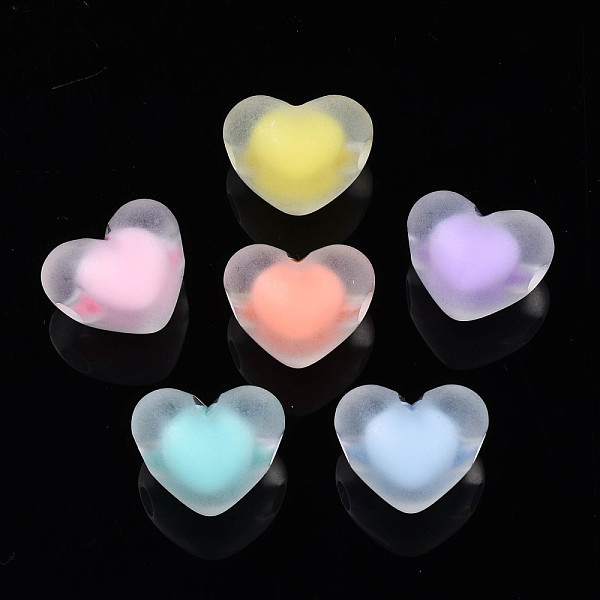 PandaHall Transparent Acrylic Beads, Frosted, Bead in Bead, Heart, Mixed Color, 12.5x15x12mm, Hole: 2.5mm, about 407pcs/500g Acrylic Heart..., Multicolor
PandaHall Transparent Acrylic Beads, Frosted, Bead in Bead, Heart, Mixed Color, 12.5x15x12mm, Hole: 2.5mm, about 407pcs/500g Acrylic Heart..., Multicolor
