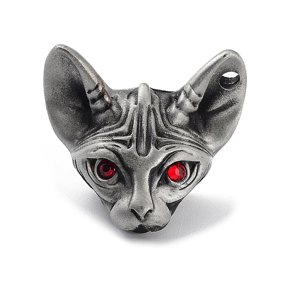 PandaHall Tibetan Style Alloy Pendnat, with Resin Rhinestone, Frosted, Cat, FireBrick, 27x31x16.5mm, Hole: 3mm Alloy Cat Shape Red
PandaHall Tibetan Style Alloy Pendnat, with Resin Rhinestone, Frosted, Cat, FireBrick, 27x31x16.5mm, Hole: 3mm Alloy Cat Shape Red
