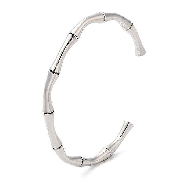 PandaHall 304 Stainless Steel Cuff Bangles, Bamboo Stick Bangle, Stainless Steel Color, 1/4 inch(0.5cm), Inner Diameter: 2-3/8x2 inch...
PandaHall 304 Stainless Steel Cuff Bangles, Bamboo Stick Bangle, Stainless Steel Color, 1/4 inch(0.5cm), Inner Diameter: 2-3/8x2 inch...