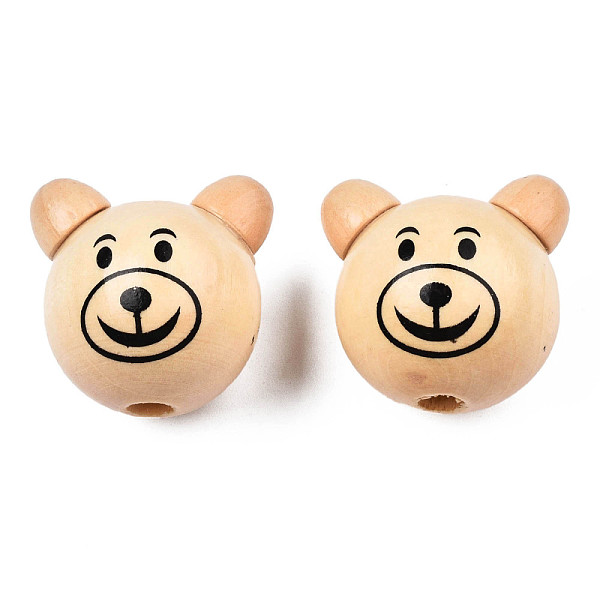 PandaHall Natural Wooden European Beads, Large Hole Beads, Dyed, Bear, Lead Free, Navajo White, 26x26x23.5mm, Hole: 5mm Wood Bear
PandaHall Natural Wooden European Beads, Large Hole Beads, Dyed, Bear, Lead Free, Navajo White, 26x26x23.5mm, Hole: 5mm Wood Bear