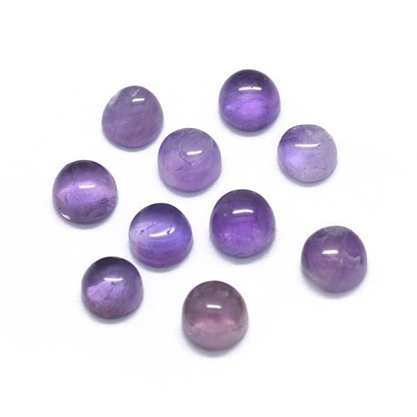 PandaHall Natural Amethyst Cabochons, Half Round/Dome, 4x1.5~2.5mm Amethyst Half Round
PandaHall Natural Amethyst Cabochons, Half Round/Dome, 4x1.5~2.5mm Amethyst Half Round