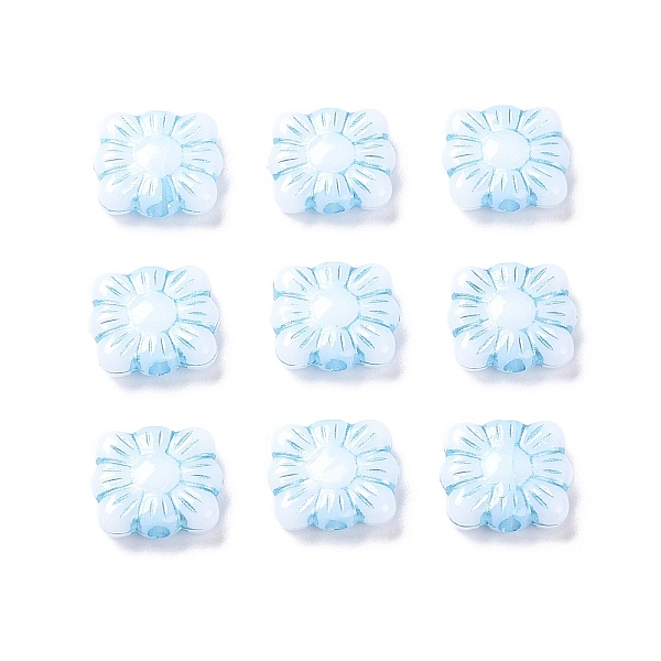 PandaHall Opaque Acrylic Beads, Metal Enlaced, Square with Flower Pattern, White, 9.5~10x10.5~11x3.5mm, Hole: 1.6mm, about 1990pcs/500g...
PandaHall Opaque Acrylic Beads, Metal Enlaced, Square with Flower Pattern, White, 9.5~10x10.5~11x3.5mm, Hole: 1.6mm, about 1990pcs/500g...