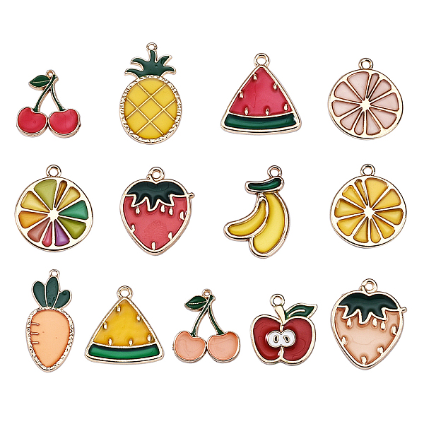 PandaHall Alloy Enamel Pendants, Fruit Shape, use for Jewelry Accessories, Cadmium Free & Lead Free, Golden, Mixed Color, 26pcs/Box Alloy..., Multicolor
PandaHall Alloy Enamel Pendants, Fruit Shape, use for Jewelry Accessories, Cadmium Free & Lead Free, Golden, Mixed Color, 26pcs/Box Alloy..., Multicolor