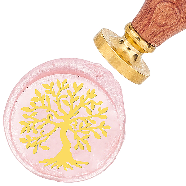 PandaHall Brass Wax Seal Stamp with Rosewood Handle, for DIY Scrapbooking, Tree of Life Pattern, 25mm Brass Tree of Life
PandaHall Brass Wax Seal Stamp with Rosewood Handle, for DIY Scrapbooking, Tree of Life Pattern, 25mm Brass Tree of Life