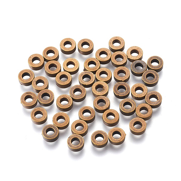 PandaHall CCB Plastic Bead Spacers, Flat Round, Antique Bronze, 6x2.5mm, Hole: 3mm Plastic Flat Round
PandaHall CCB Plastic Bead Spacers, Flat Round, Antique Bronze, 6x2.5mm, Hole: 3mm Plastic Flat Round