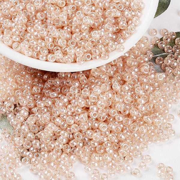 PandaHall MIYUKI Round Rocailles Beads, Japanese Seed Beads, 8/0, (RR369) Peach Luster, 3mm, Hole: 1mm, about 2111~2277pcs/50g Glass Orange
PandaHall MIYUKI Round Rocailles Beads, Japanese Seed Beads, 8/0, (RR369) Peach Luster, 3mm, Hole: 1mm, about 2111~2277pcs/50g Glass Orange