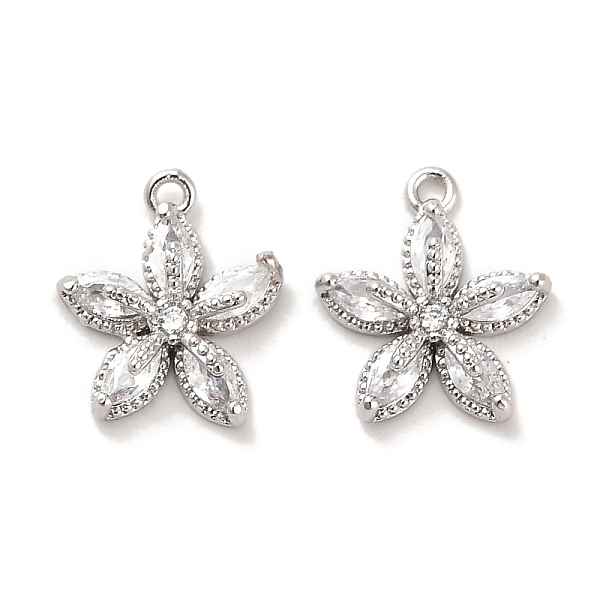 PandaHall Brass Micro Pave Clear Cubic Zirconia Charms, with Glass, Flower, Real Platinum Plated, 12x11x3.5mm, Hole: 1mm Brass+Cubic...
PandaHall Brass Micro Pave Clear Cubic Zirconia Charms, with Glass, Flower, Real Platinum Plated, 12x11x3.5mm, Hole: 1mm Brass+Cubic...