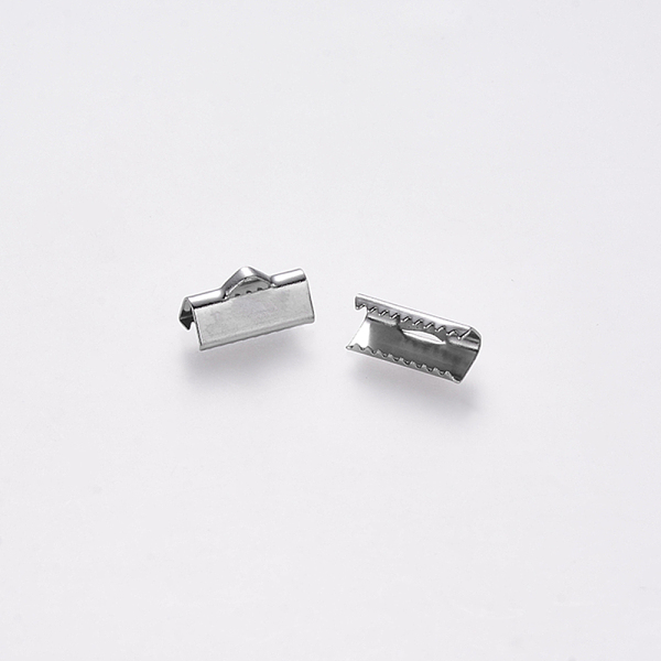 PandaHall 304 Stainless Steel Ribbon Crimp Ends, Stainless Steel Color, 7x13mm, Hole: 1.5x2mm 304 Stainless Steel
PandaHall 304 Stainless Steel Ribbon Crimp Ends, Stainless Steel Color, 7x13mm, Hole: 1.5x2mm 304 Stainless Steel