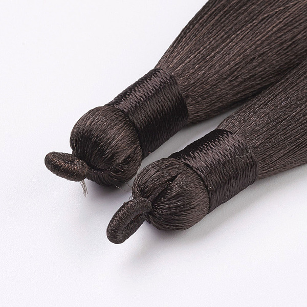 PandaHall Nylon Tassels Big Pendant Decorations, Coconut Brown, 83~92x9~10mm, Hole: 1.5~4mm Nylon Brown
PandaHall Nylon Tassels Big Pendant Decorations, Coconut Brown, 83~92x9~10mm, Hole: 1.5~4mm Nylon Brown