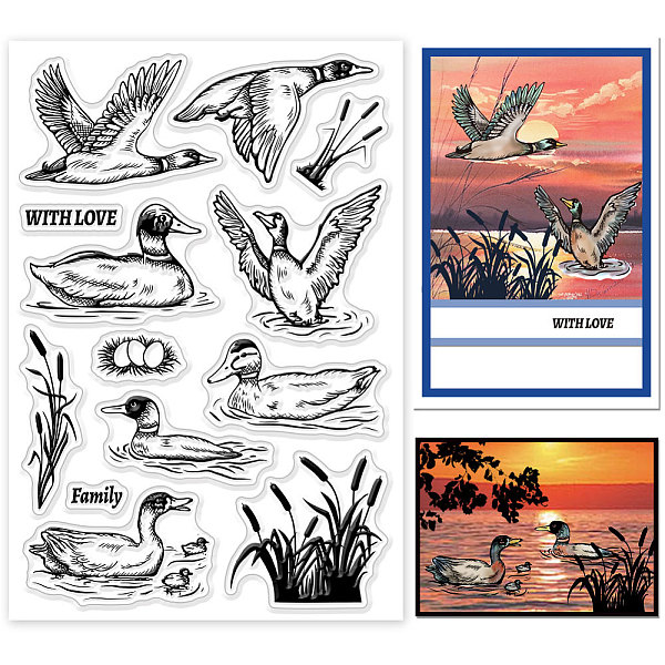 PandaHall GLOBLELAND Mallard and Reed Clear Stamps for Cards Making Wild Ducks Clear Stamp Seals Transparent Stamps for DIY Scrapbooking...
PandaHall GLOBLELAND Mallard and Reed Clear Stamps for Cards Making Wild Ducks Clear Stamp Seals Transparent Stamps for DIY Scrapbooking...