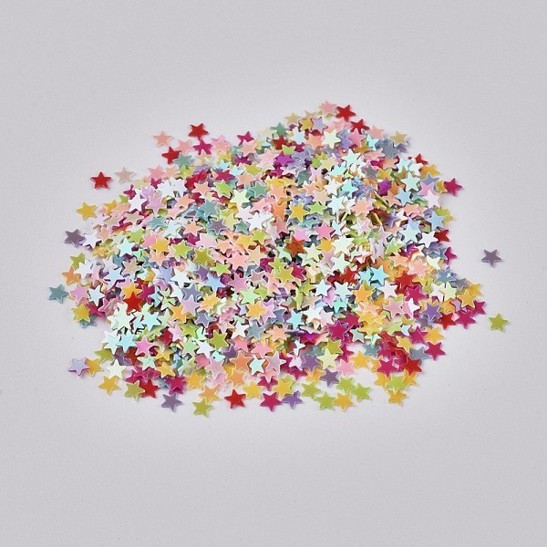 PandaHall Ornament Accessories Plastic Paillette/Sequins Beads, No Hole/Undrilled Beads, Star, Mixed Color, 3x3x0.3mm, about 264705pcs/pound..., Multicolor
PandaHall Ornament Accessories Plastic Paillette/Sequins Beads, No Hole/Undrilled Beads, Star, Mixed Color, 3x3x0.3mm, about 264705pcs/pound..., Multicolor