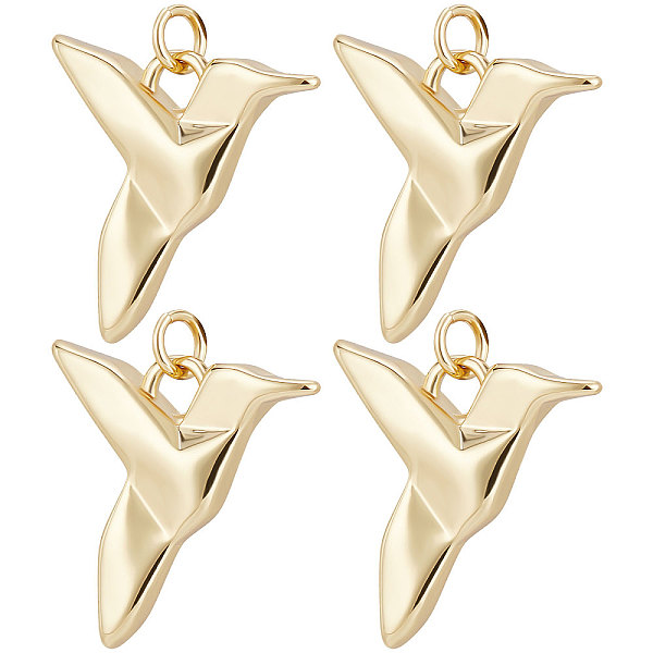 PandaHall Beebeecraft 6Pcs/Box Hummingbird Charms 18K Gold Plated Brass Bird Animal Pendant Charms with Jump Ring for Jewelry Making...
PandaHall Beebeecraft 6Pcs/Box Hummingbird Charms 18K Gold Plated Brass Bird Animal Pendant Charms with Jump Ring for Jewelry Making...