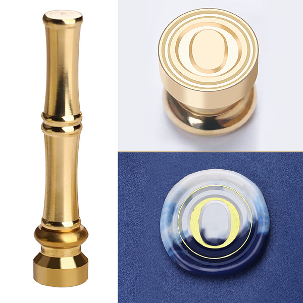 PandaHall Golden Tone Brass Wax Seal Stamp Head with Bamboo Stick Shaped Handle, for Greeting Card Making, Letter O, 74.5x15mm Brass Letter...
PandaHall Golden Tone Brass Wax Seal Stamp Head with Bamboo Stick Shaped Handle, for Greeting Card Making, Letter O, 74.5x15mm Brass Letter...