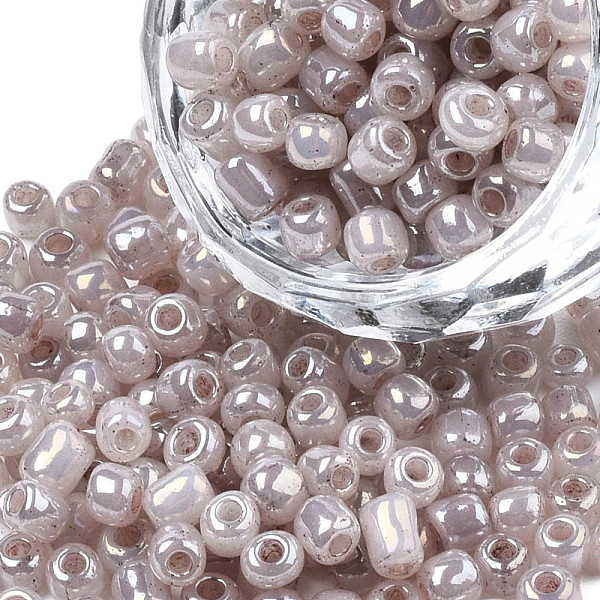PandaHall 6/0 Glass Seed Beads, Ceylon, Round, Rosy Brown, 4mm, Hole: 1.5mm, about 4500Pcs/pound Glass
PandaHall 6/0 Glass Seed Beads, Ceylon, Round, Rosy Brown, 4mm, Hole: 1.5mm, about 4500Pcs/pound Glass