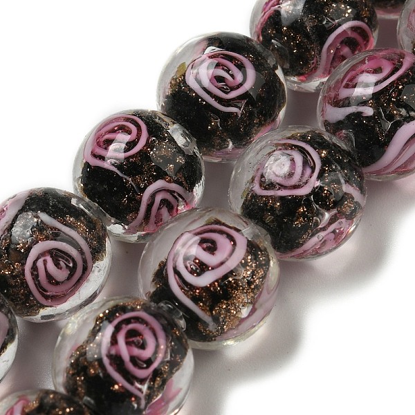 PandaHall Olycraft Handmade Gold Sand Lampwork Beads Strands, Round, Vortex Pattern, Black, 12mm, Hole: 2mm, about 30pcs/box Lampwork Round...
PandaHall Olycraft Handmade Gold Sand Lampwork Beads Strands, Round, Vortex Pattern, Black, 12mm, Hole: 2mm, about 30pcs/box Lampwork Round...