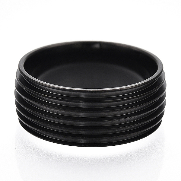 PandaHall 201 Stainless Steel Grooved Finger Ring Settings, Ring Core Blank for Enamel, Electrophoresis Black, 8mm, Size 7, Inner Diameter...
PandaHall 201 Stainless Steel Grooved Finger Ring Settings, Ring Core Blank for Enamel, Electrophoresis Black, 8mm, Size 7, Inner Diameter...