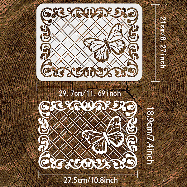 PandaHall Large Plastic Reusable Drawing Painting Stencils Templates, for Painting on Scrapbook Fabric Tiles Floor Furniture Wood, Rectangle...
PandaHall Large Plastic Reusable Drawing Painting Stencils Templates, for Painting on Scrapbook Fabric Tiles Floor Furniture Wood, Rectangle...