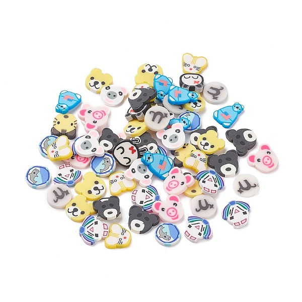 PandaHall Handmade Porcelain Cabochons, Mixed Shape, Mixed Color, 10~12x9~12x2mm, 2250pcs/500g Polymer Clay Mixed Shapes Multicolor
PandaHall Handmade Porcelain Cabochons, Mixed Shape, Mixed Color, 10~12x9~12x2mm, 2250pcs/500g Polymer Clay Mixed Shapes Multicolor