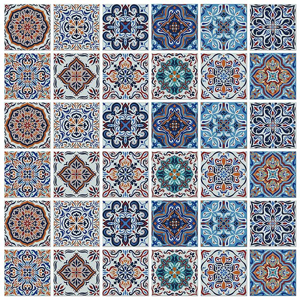 PandaHall CHGCRAFT 36PCS Bohemia Peel and Stick Tile Stickers 4x4 inch Wall Stickers Waterproof Detachable PVC Wall Tile Stickers Vintage...
PandaHall CHGCRAFT 36PCS Bohemia Peel and Stick Tile Stickers 4x4 inch Wall Stickers Waterproof Detachable PVC Wall Tile Stickers Vintage...