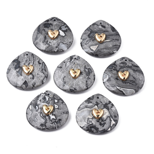 PandaHall Natural Map Stone Pendant Rhinestone Settings, with Light Gold Plated Brass Findings, Faceted, Teardrop, Fit for 2mm Rhinestone...
PandaHall Natural Map Stone Pendant Rhinestone Settings, with Light Gold Plated Brass Findings, Faceted, Teardrop, Fit for 2mm Rhinestone...